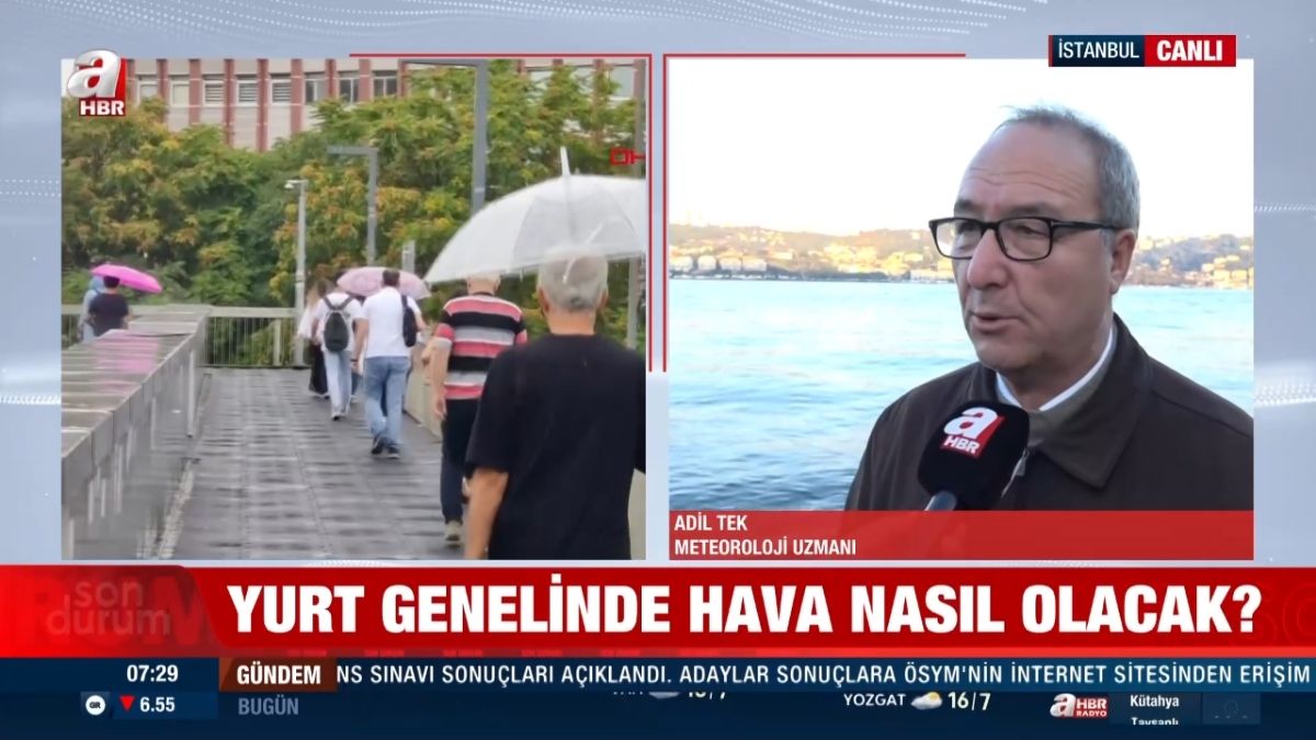 İstanbul, Ankara ve İzmir’de sıcaklıklar yükselirken, ekim ayının ikinci yarısında yeniden düşüş bekleniyor. (Foto: A Haber TV)