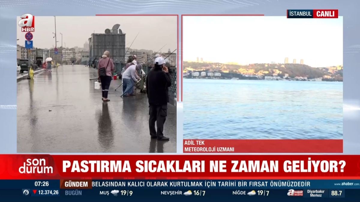 Pastırma yazı beklentisi zayıflarken, 15 Ekim sonrası sıcaklıkların yeniden düşmesi bekleniyor. (Foto: A Haber TV)