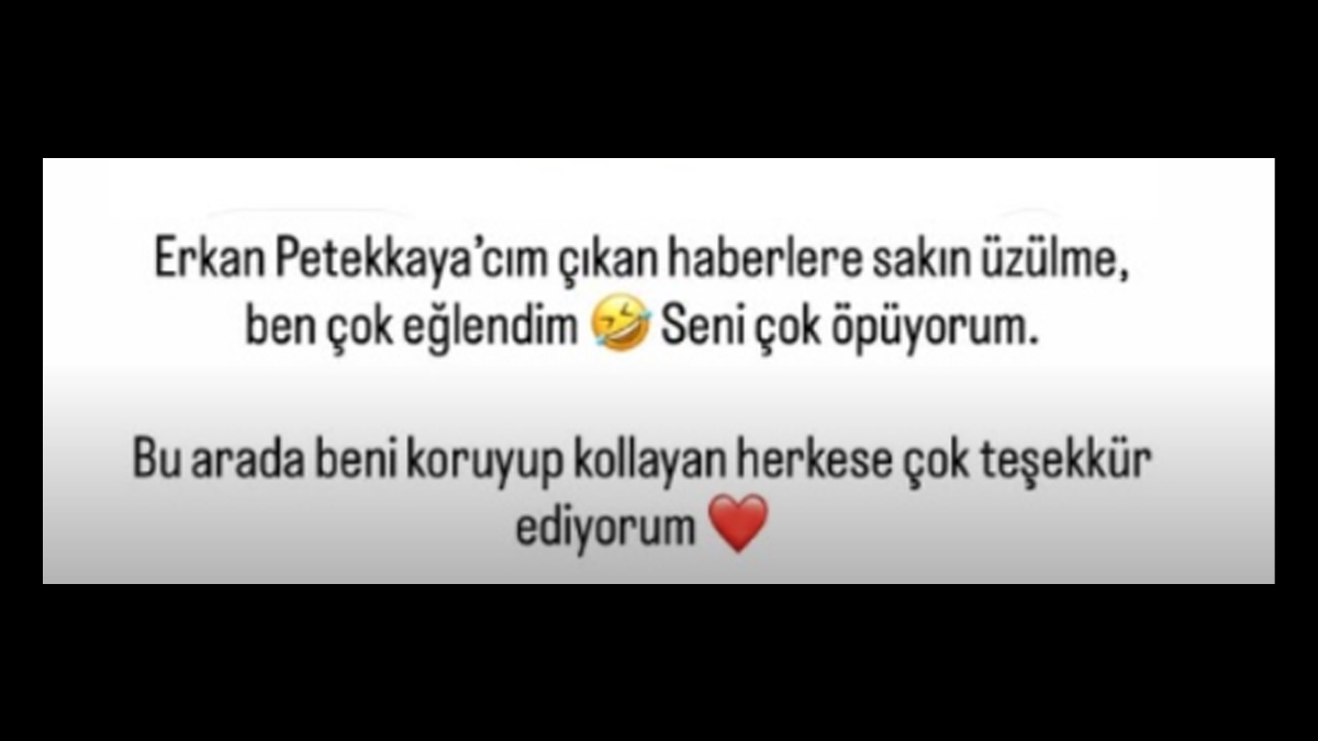 Erkan Petekkaya’ya ʺSakın üzülme, ben çok eğlendimʺ sözleriyle seslenen Hülya Avşar, sevecen tavrıyla dikkat çekti..