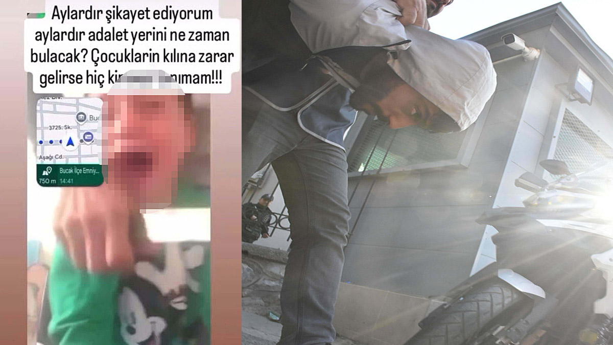 İzmir'de eşi Fatma C.'yi görüntülü arayıp, çocuğunun boğazına bıçak dayadığı gerekçesiyle yargılanan Şiyar Alpaslan'a (31), 8 yıl 3 ay hapis cezası verildi. (Foto: DHA)