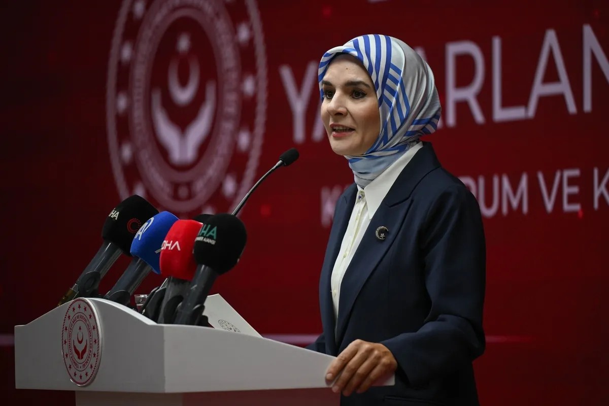 Aile ve Sosyal Hizmetler Bakanı Mahinur Özdemir Göktaş. (Foto: AA)