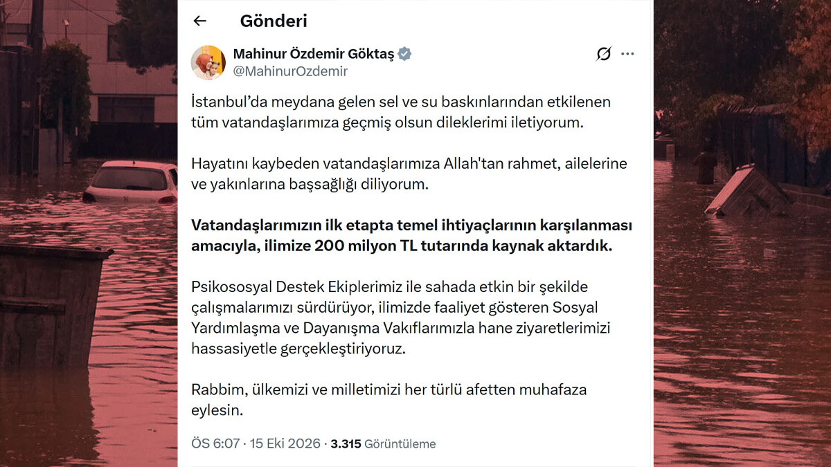 Bakanlık ekipleri, sel ve su baskınlarından etkilenen vatandaşlara psikososyal destek sağlamak ve ihtiyaçlarını belirlemek amacıyla sahadaki çalışmalarını sürdürüyor. (Foto: X)