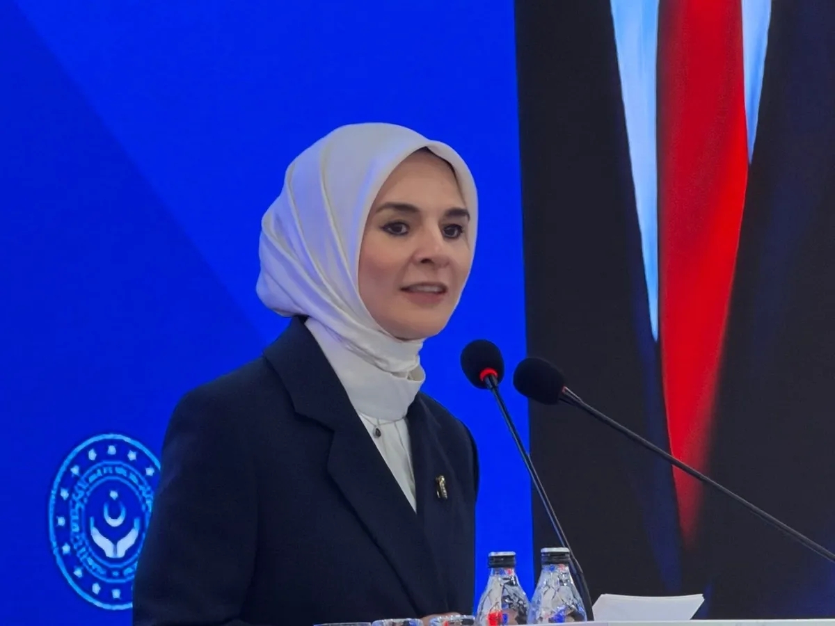 Aile ve Sosyal Hizmetler Bakanı Mahinur Özdemir Göktaş. (Foto: AA)
