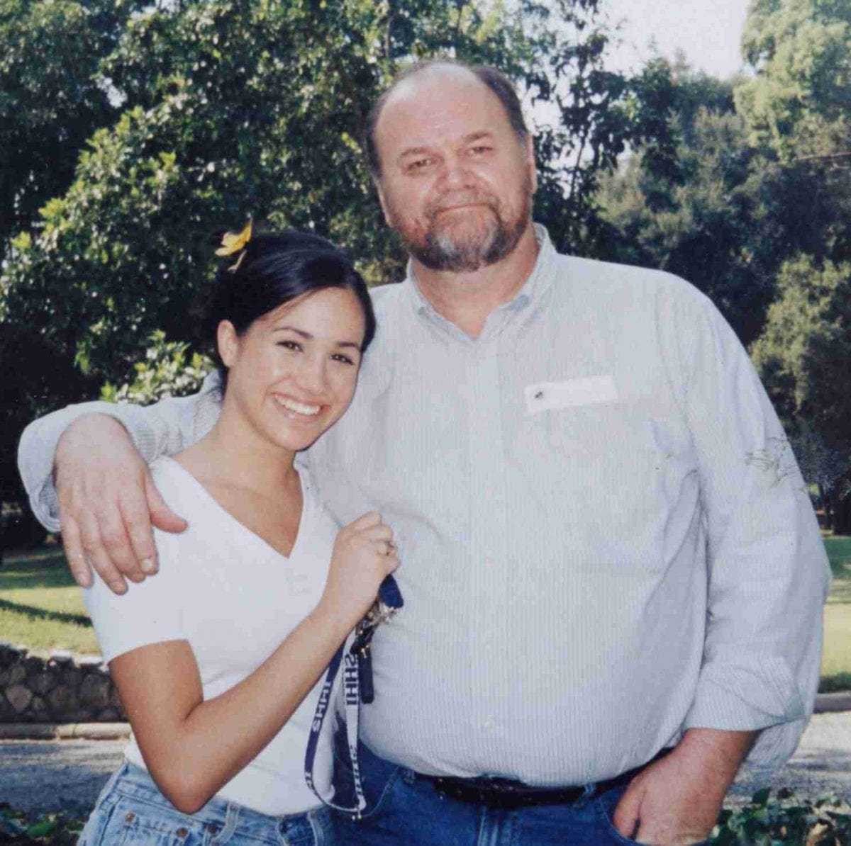 Meghan Markle ve babası Thomas Markle. Fotoğraf: Takvim Fotoğraf Arşivi