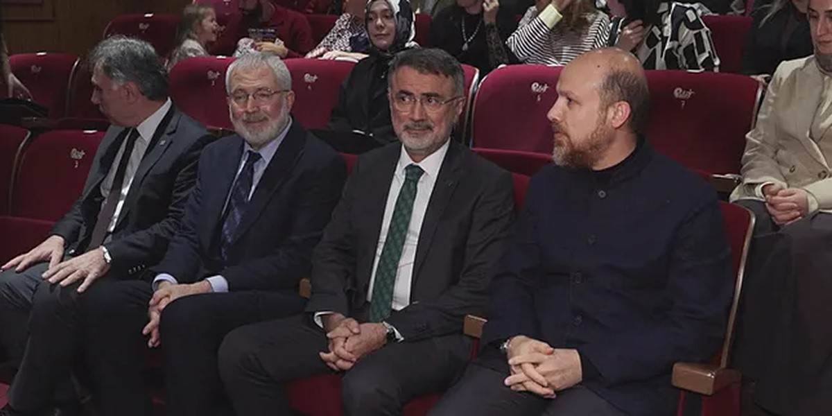 Törende Bilal Erdoğan konuşma yaptı (Foto: DHA)
