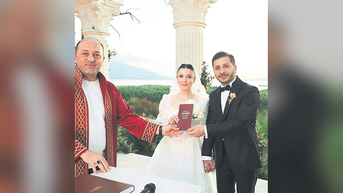 Fatih Eray Tuna ve eşi Begüm Tuna. (Fotoğraf: Takvim)