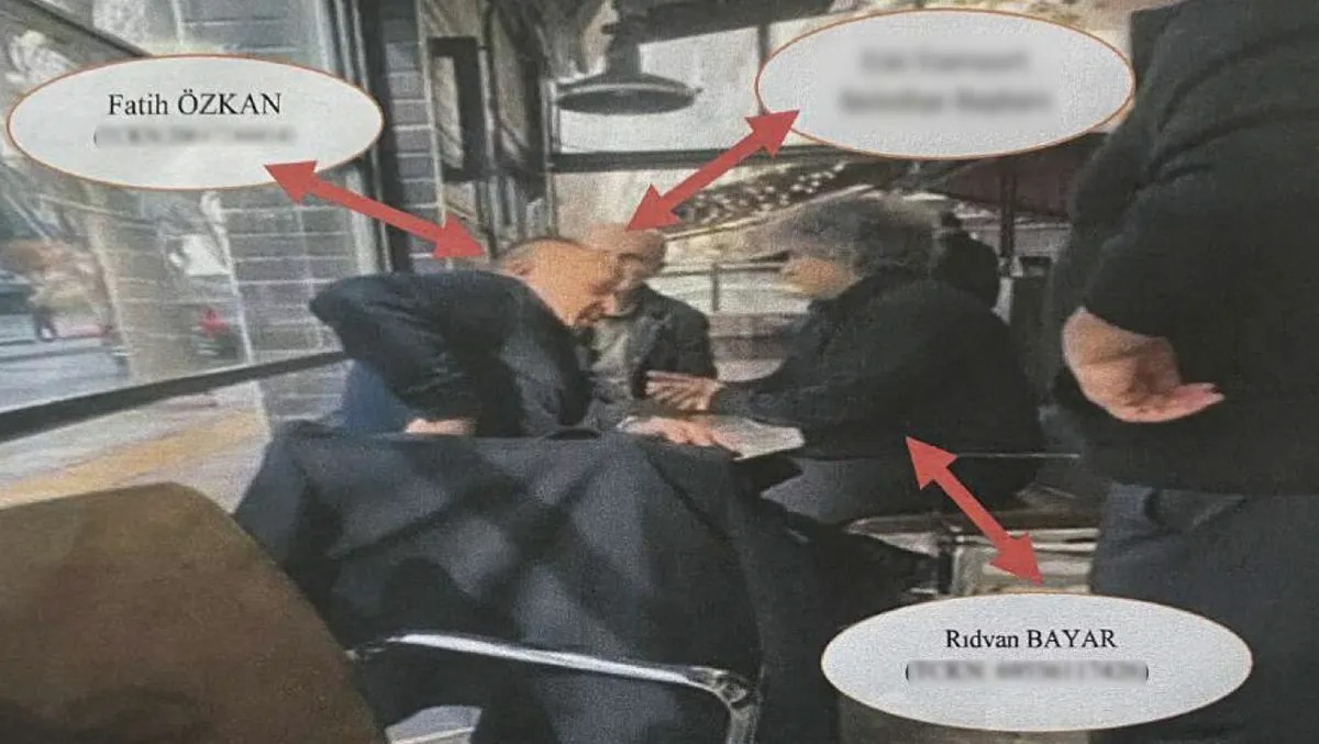 Fatih Özkan, Rıdvan Bayar ve Mustafa Özdemir'in bir araya geldiği görüşme.