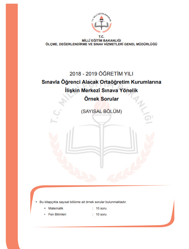 LGS örnek sorular yayımlandı! İşte MEB LGS örnek sorular listesi