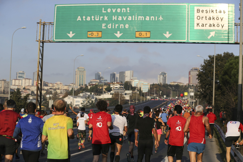 40. İstanbul Maratonu’ndan renkli görüntüler