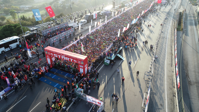 40. İstanbul Maratonu’ndan renkli görüntüler