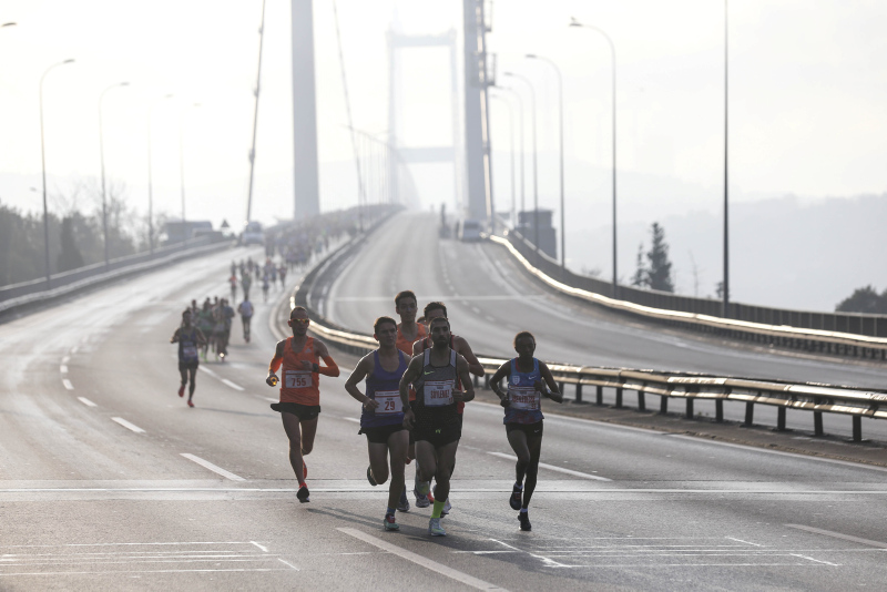 40. İstanbul Maratonu’ndan renkli görüntüler