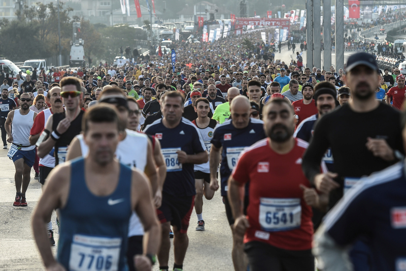 40. İstanbul Maratonu’ndan renkli görüntüler