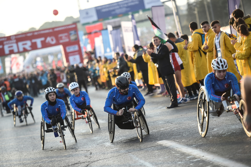 40. İstanbul Maratonu’ndan renkli görüntüler