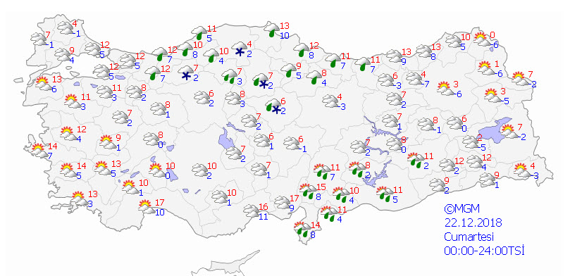 Meteoroloji’den son dakika hava durumu uyarısı! İstanbul’da bugün hava nasıl olacak? İstanbul’a kar ne zaman yağacak? 19 Aralık 2018 hava durumu
