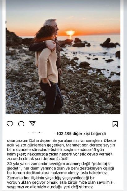 27 yıllık evlilikte kriz! Arzum Onan'dan boşanma açıklaması! Mehmet Aslantuğ için bakın ne dedi! 