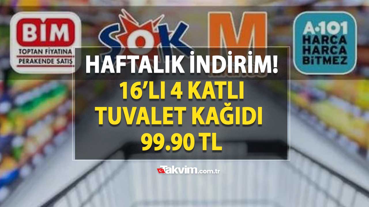Aktüel ürünler kataloğu az evvel çıktı! 16’lı tuvalet kağıdı 99.90 TL, tavuk but 59.90 TL! A101 BİM ŞOK indirimli FİYAT LİSTESİ!