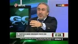 Canlı yayında küfür etti