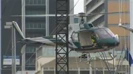 İnanılmaz helikopter kazası