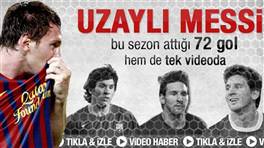 Messi'nin bu sezonki 72 golü