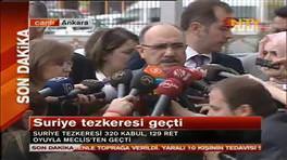 Tezkere Meclis'ten geçti