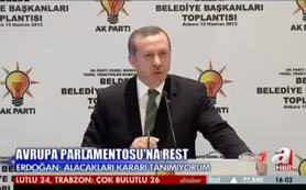 Başbakan'dan AP'ye sert tepki!