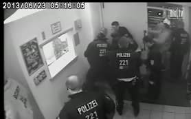 Alman polisler dehşet saçtı!