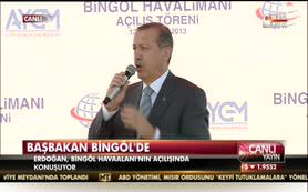 Başbakan Bingöl'de konuştu