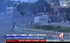 Gezi Parkı eylemlerine karşı olan sanatçılara linç!