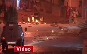 Polis memuru az kalsın yanıyordu