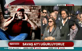 Savaş Ay'a hüzünlü veda