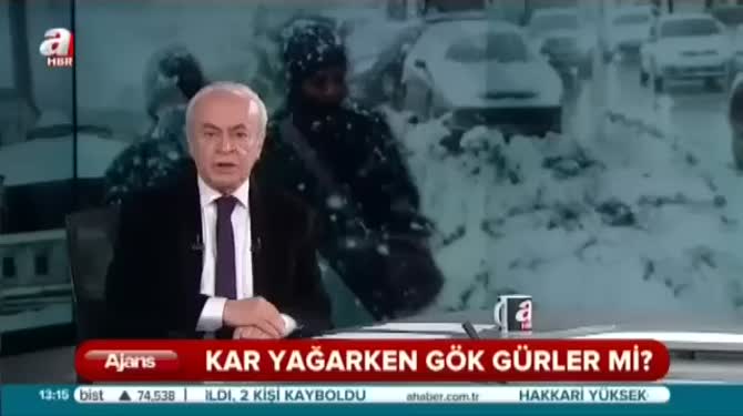 Kar yağarken gök gürler mi?