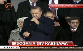 Başbakan'a dev karşılama (1)