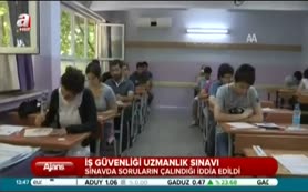 Sınav soruları çalındı!