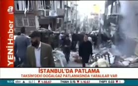 Taksim'deki patlamadan ilk görüntüler!