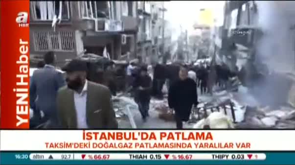 Taksim'de Kazancı yokuşunda patlama-2