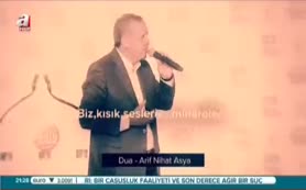 Başbakan "Dua" şiirini okudu milyonlar amin dedi!