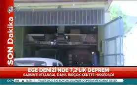Ege'de 6.5'lik deprem