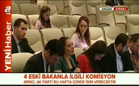 Arınç'tan sunum açıklaması!