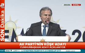 AK Parti Cumhurbaşkanı adayı böyle açıklandı