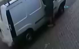 Park halindeyken böyle patladı!