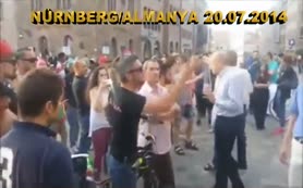 Bir Türk tek başına İsrailli göstericileri yerin dibine soktu