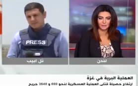 BBC muhabirine canlı yayında saldırı