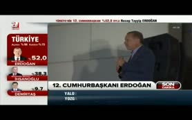 İşte Recep Tayyip Erdoğan'ın balkon konuşması!