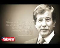 Davutoğlu için özel klip
