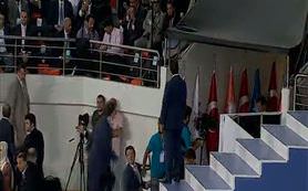 Ahmet Davutoğlu kongre salonuna giriş yaptı
