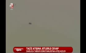 Jetler sınırı bombaladı!