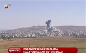 Kobani'de büyük patlama!