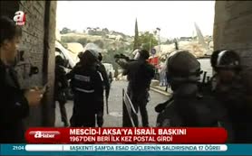 İsrail'den Mescid-i Aksa'ya çirkin saldırı!