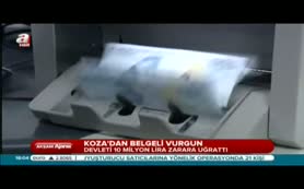 Koza'da belgeli vurgun!