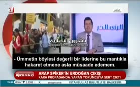 Arap spikerin Erdoğan çıkışı